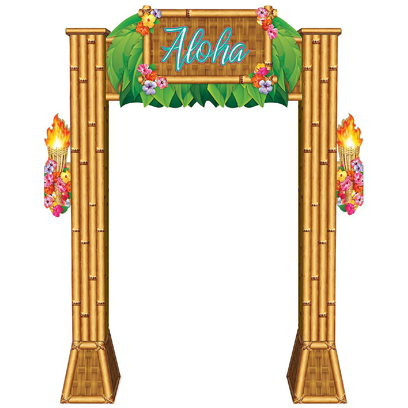 Beistle - Luau 3-D Archway Prop - 1 Pack Image