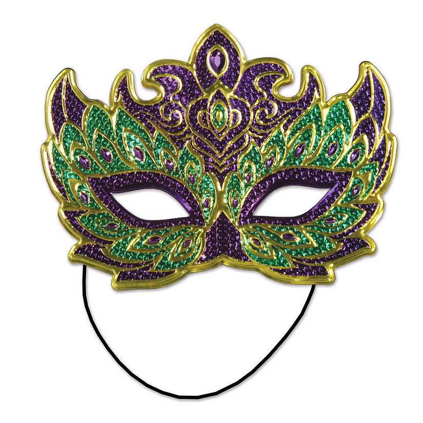 Beistle - Mardi Gras Costume Mask - 12 Pack Image