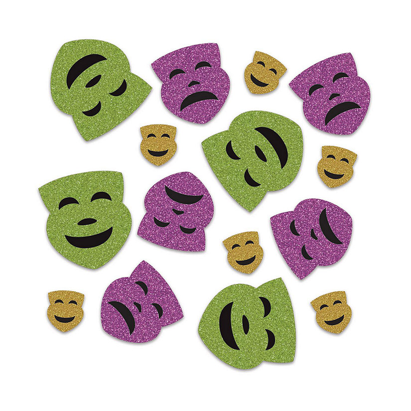 Beistle - Mardi Gras Deluxe Sparkle Confetti - 12 Pack Image