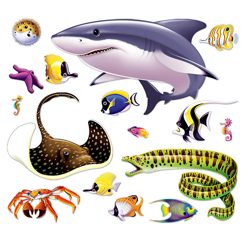 Beistle - Marine Life Props - 12 Pack Image
