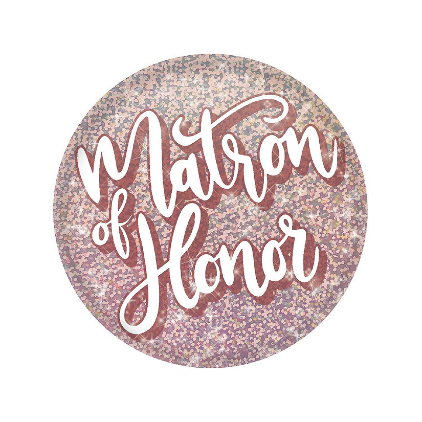 Beistle - Matron of Honor Button - 6 Pack Image