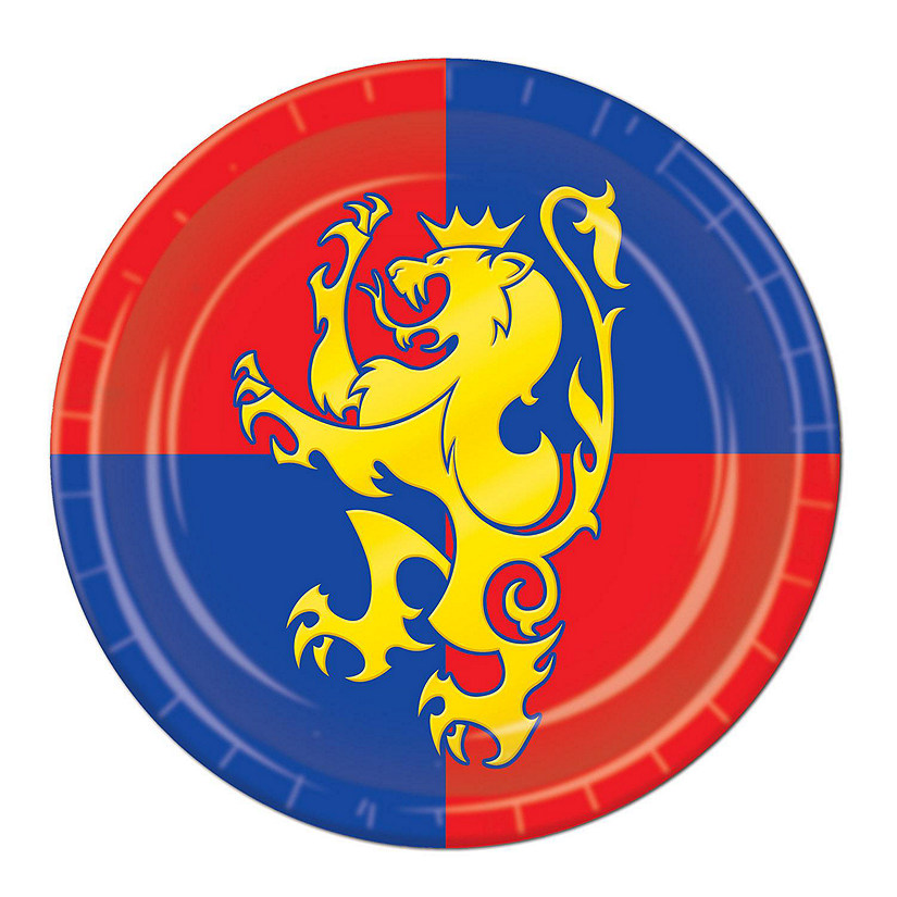 Beistle - Medieval Plates - 7" - 12 Pack Image