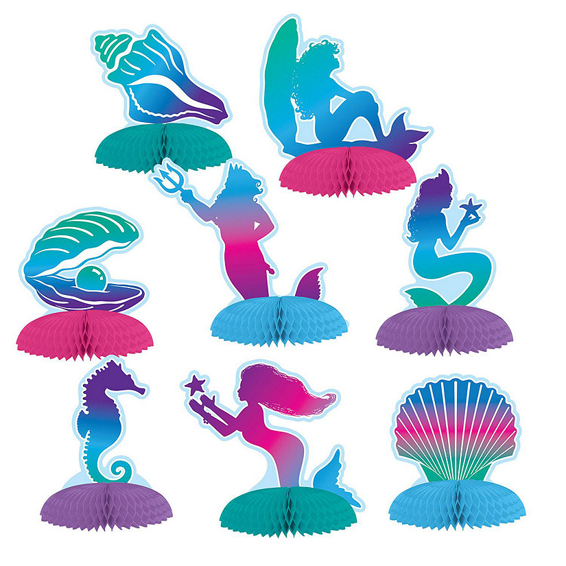 Beistle - Mermaid Mini Centerpieces - 12 Pack Image