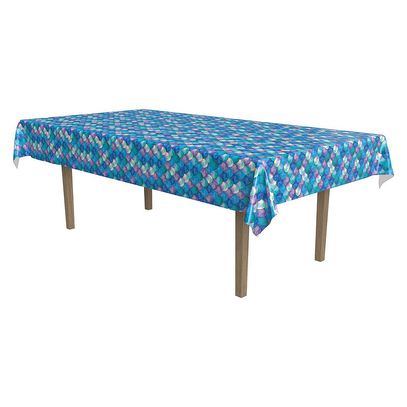 Beistle - Mermaid Scales Tablecover - 12 Pack Image