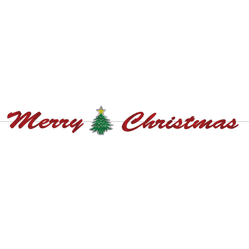 Beistle - Merry Christmas Streamer - 12 Pack Image