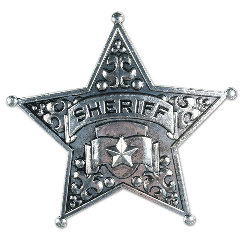 Beistle - Metal Sheriff Badge - 12 Pack Image