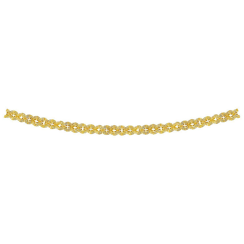 Beistle - Metallic Garland - Golden - 12 Pack Image