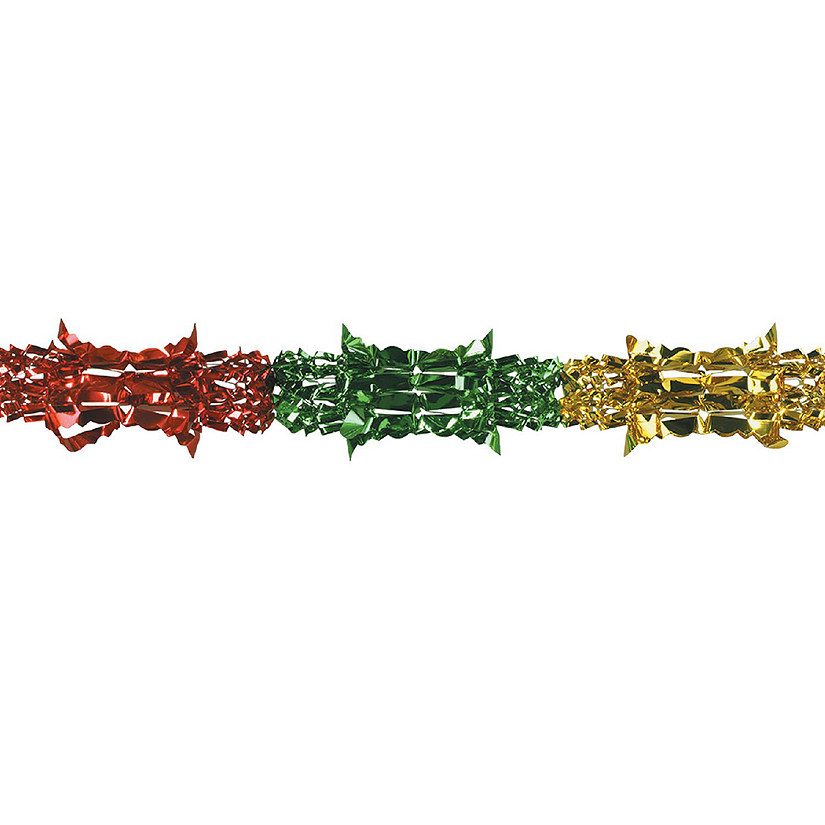 Beistle - Metallic Garland - Multicolor - 12 Pack Image