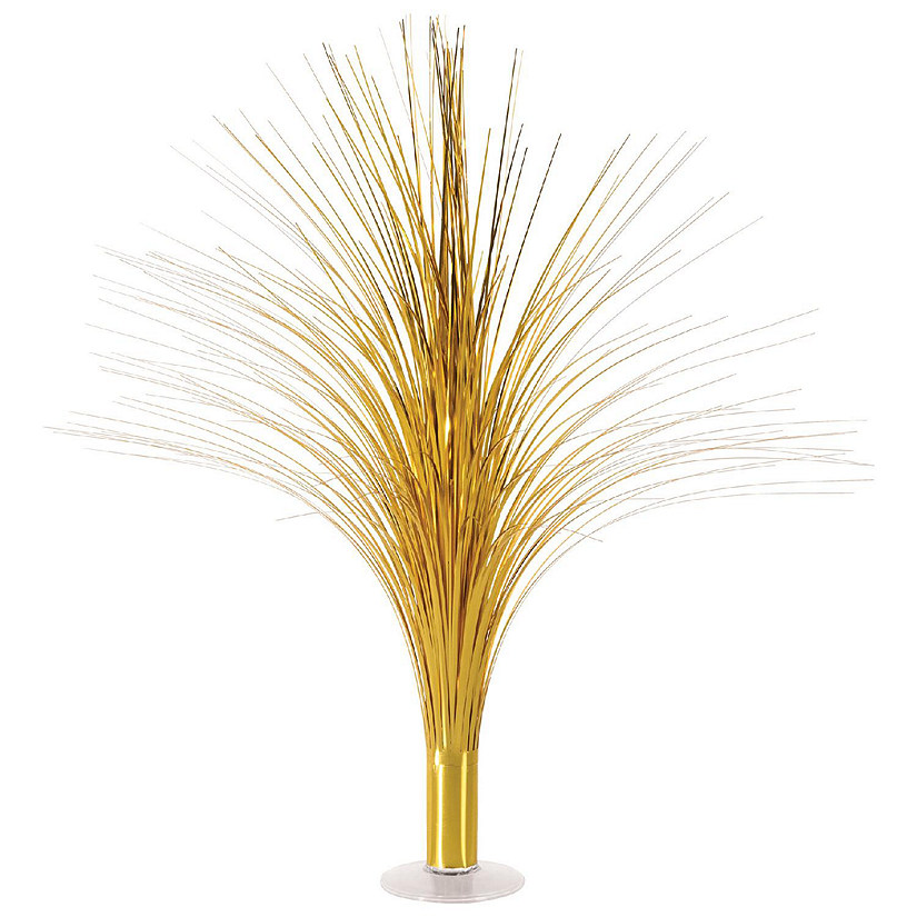 Beistle - Metallic Spray Centerpiece - Golden - 6 Pack Image
