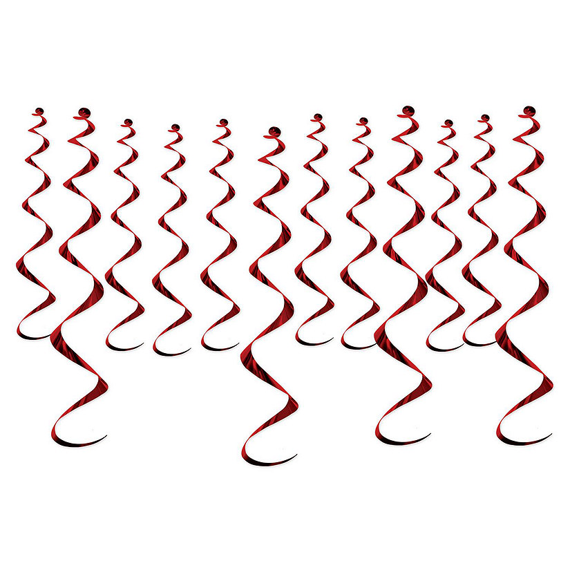 Beistle - Metallic Whirls - Brown - 6 Pack Image