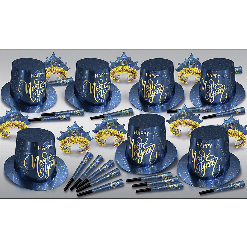 Beistle - Midnight Blue New Year Asst for 50 - 1 Pack Image