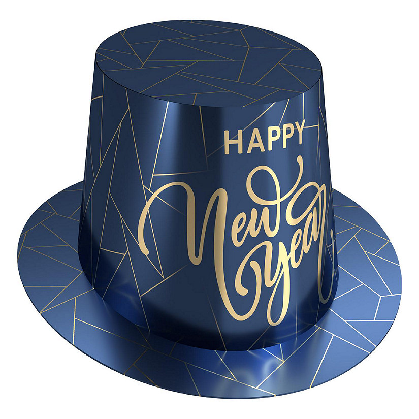 Beistle - Midnight Blue New Year Hi-Hat - 25 Pack Image