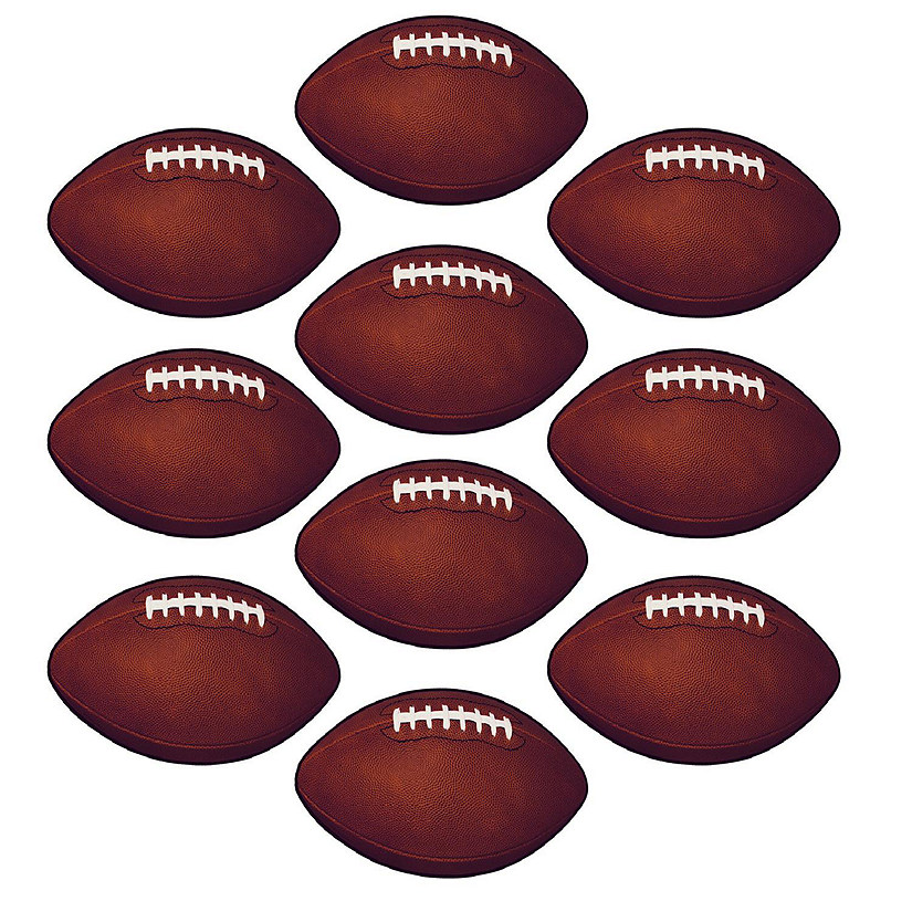 Beistle - Mini Football Cutouts - 24 Pack Image