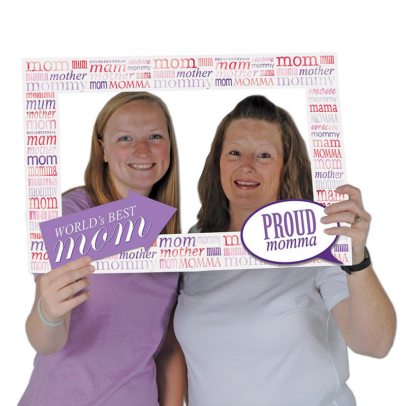 Beistle - Mother's Day Photo Fun Frame - 12 Pack Image