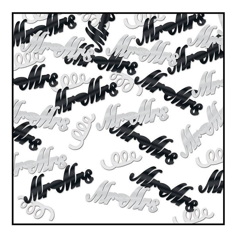 Beistle - Mr &amp; Mrs Confetti - 6 Pack Image