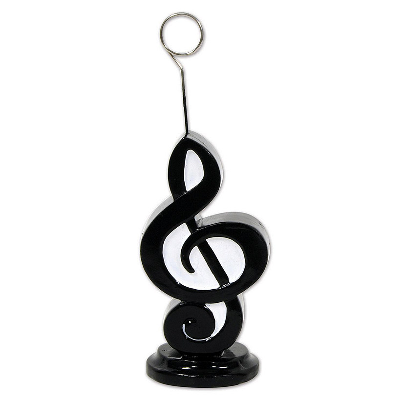 Beistle - Musical Note Photo/Balloon Holder - 6 Pack Image