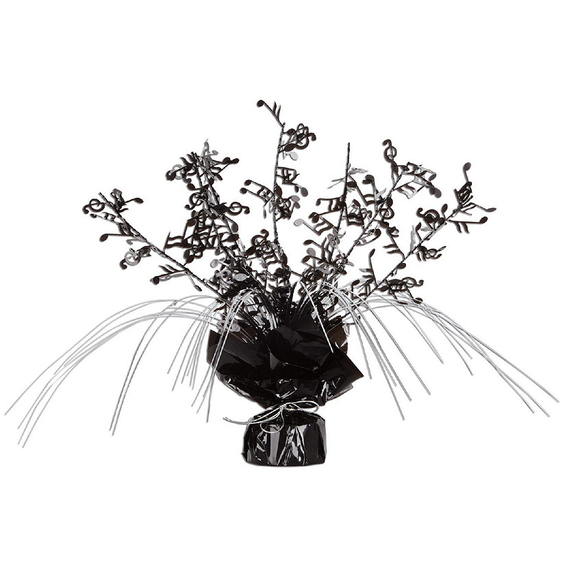 Beistle - Musical Notes Gleam 'N Spray Centerpiece - Multicolor - 12 Pack Image