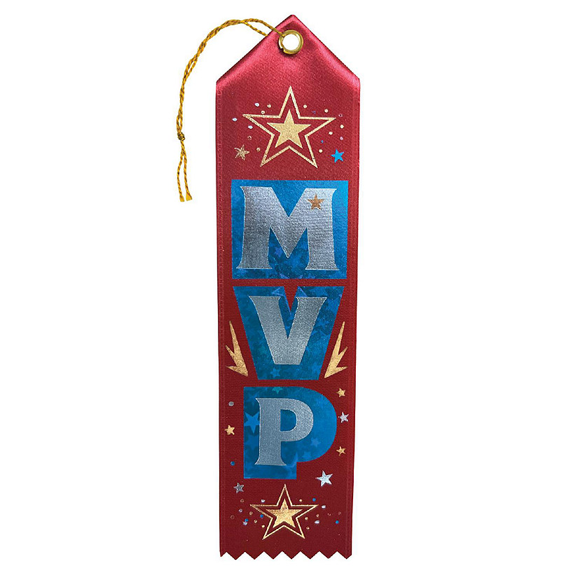 Beistle - MVP Award Ribbon - 6 Pack Image