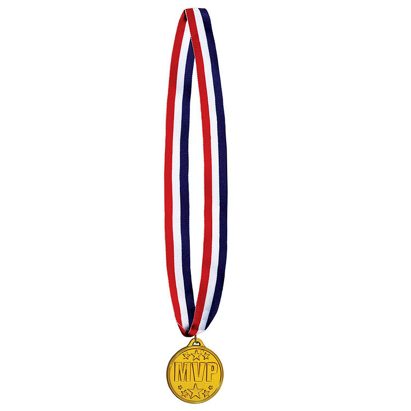 Beistle - MVP Medal w/Ribbon - 12 Pack Image