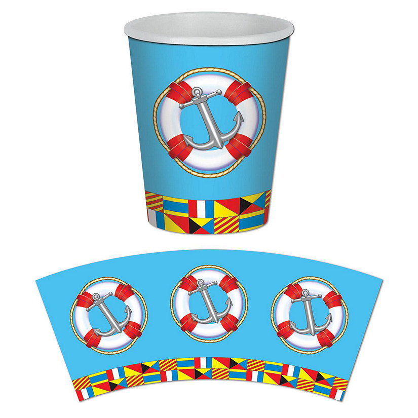 Beistle - Nautical Beverage Cups - 12 Pack Image