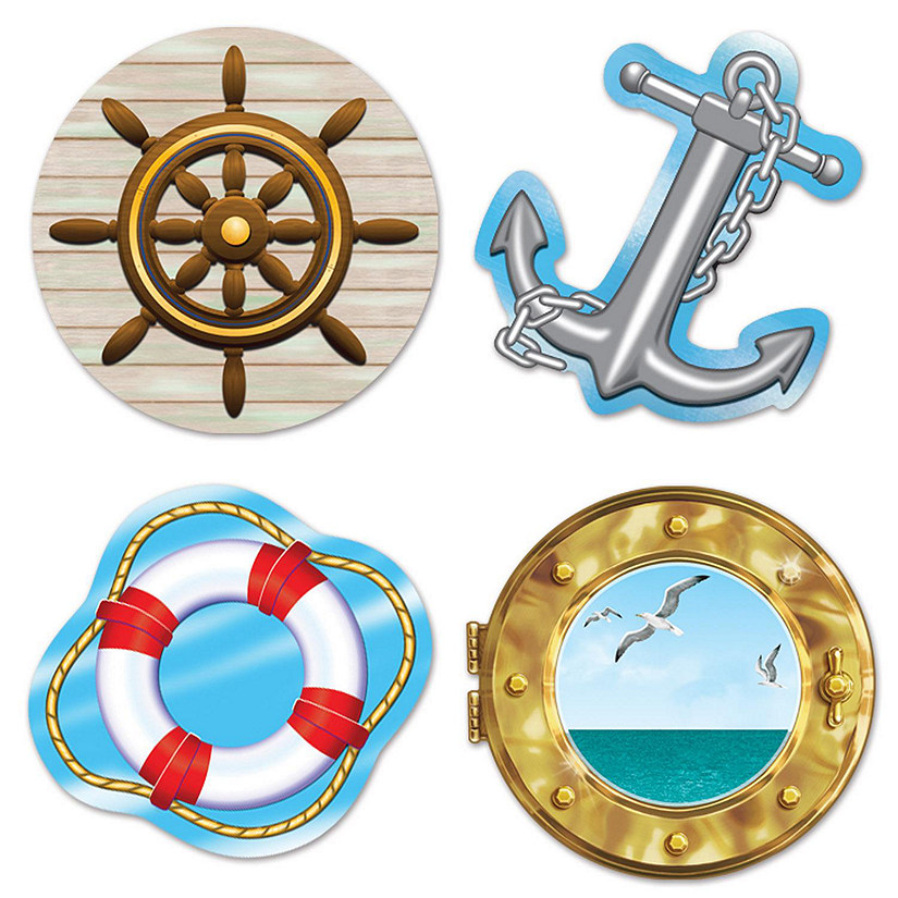Beistle - Nautical Cutouts - 12 Pack Image