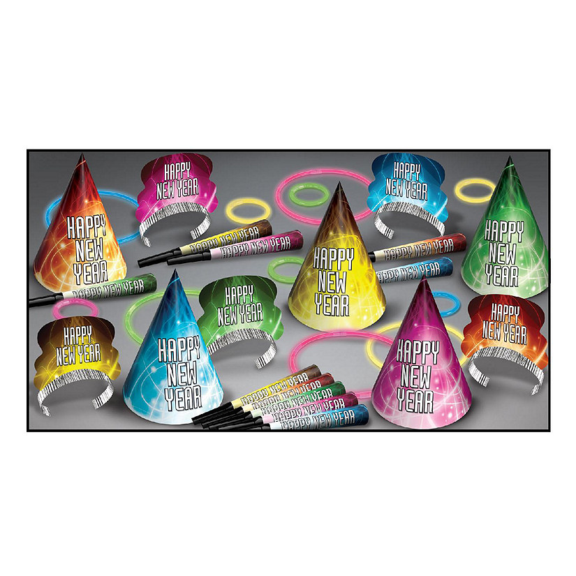 Beistle - New Year Glow Assorted for 10 - 1 Pack Image