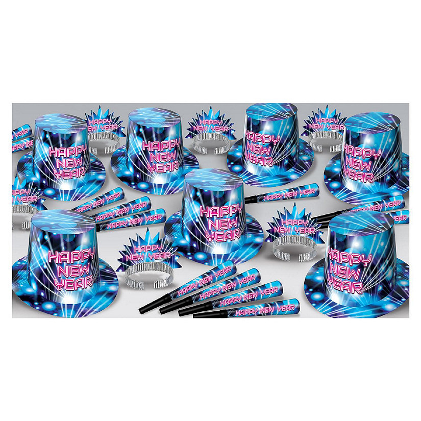 Beistle - New Year's Rave Assorted for 50 - 1 Pack Image