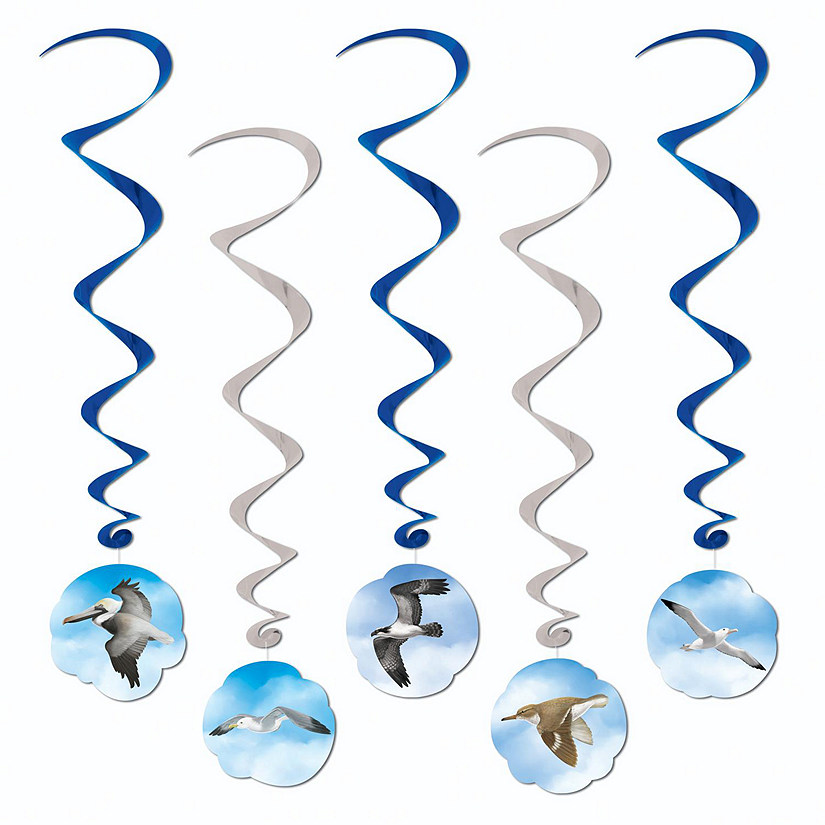 Beistle - Ocean Bird Whirls - 6 Pack Image