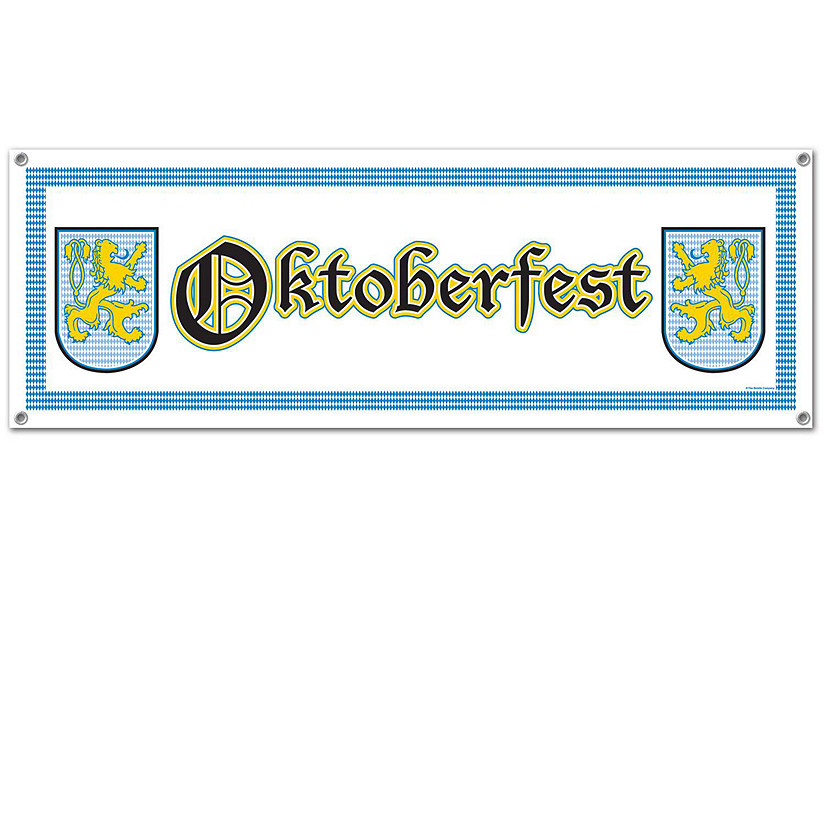 Beistle - Oktoberfest Sign Banner - 12 Pack Image