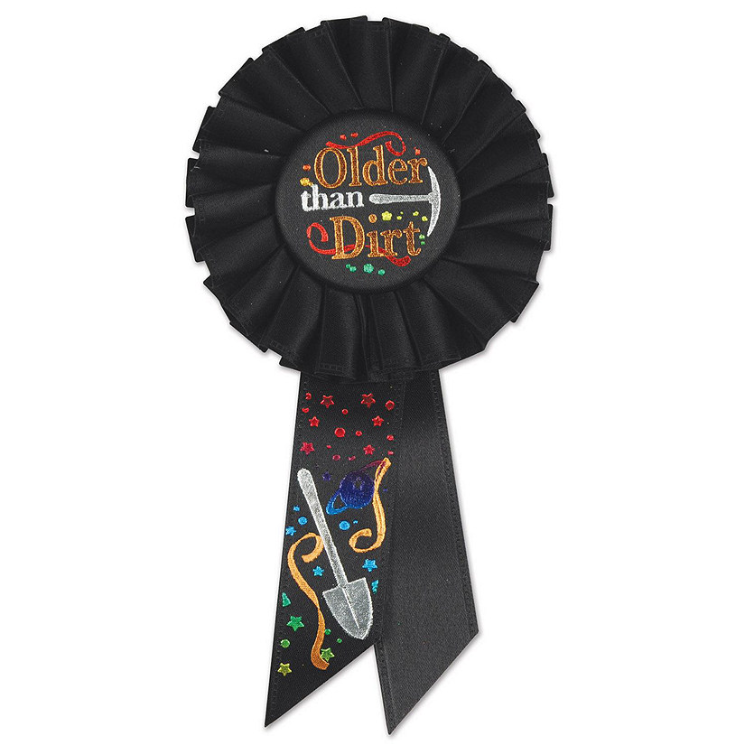 Beistle - Older Than Dirt Rosette - 6 Pack Image
