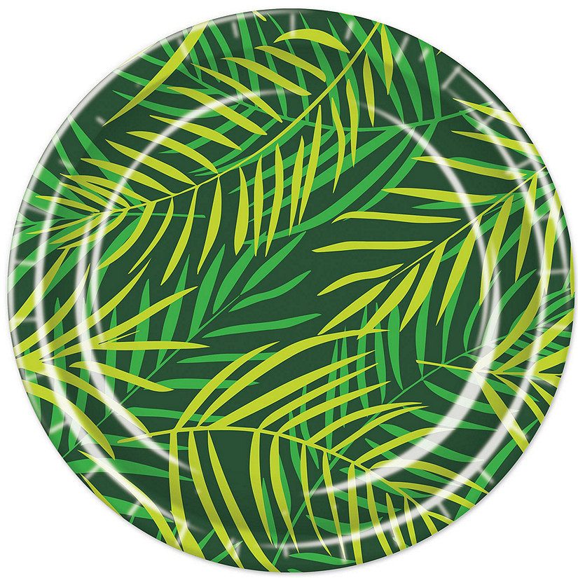 Beistle - Palm Leaf Plates - 12 Pack Image
