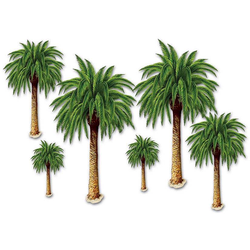 Beistle - Palm Tree Props - 12 Pack Image