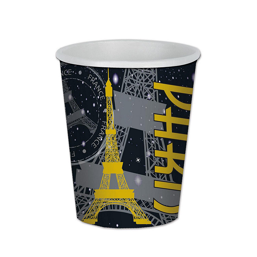 Beistle - Paris Beverage Cups - 12 Pack Image