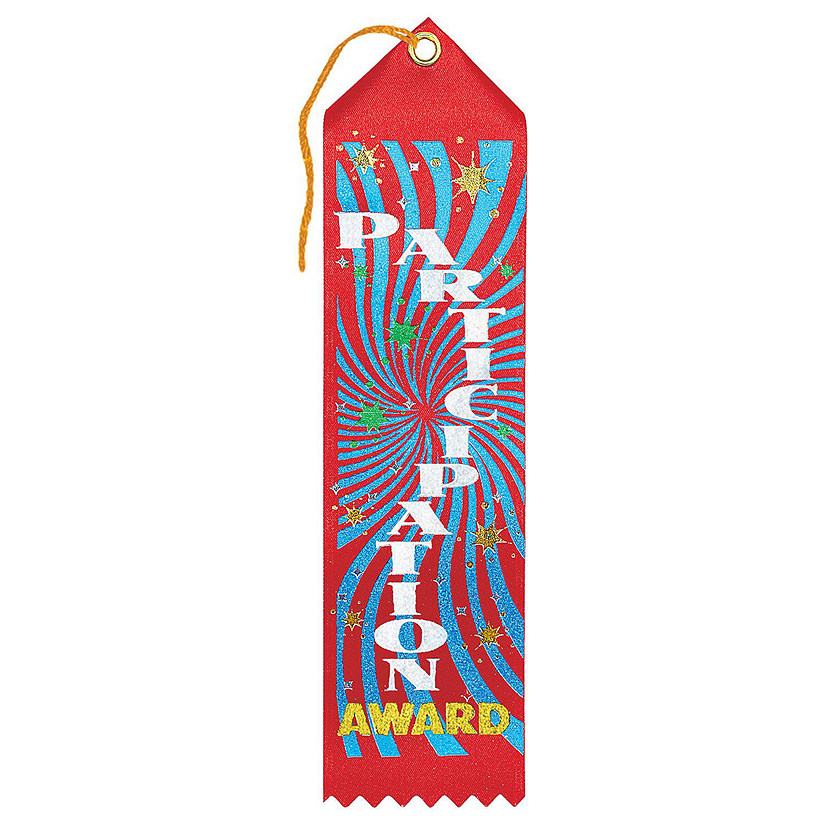 Beistle - Participation Award Ribbon - 6 Pack Image
