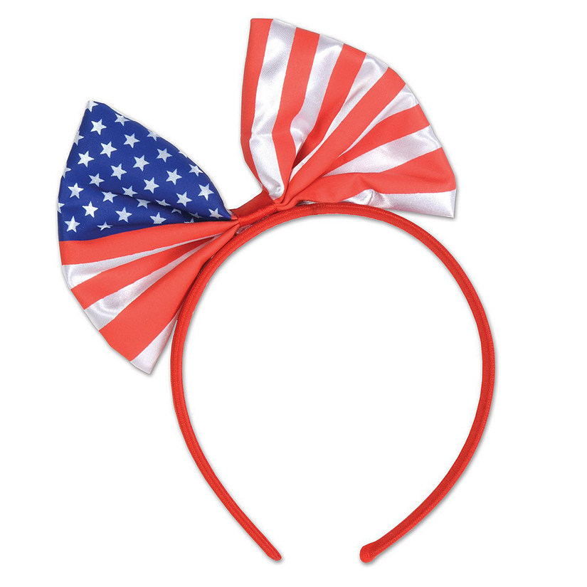 Beistle - Patriotic Bow Headband - 12 Pack Image