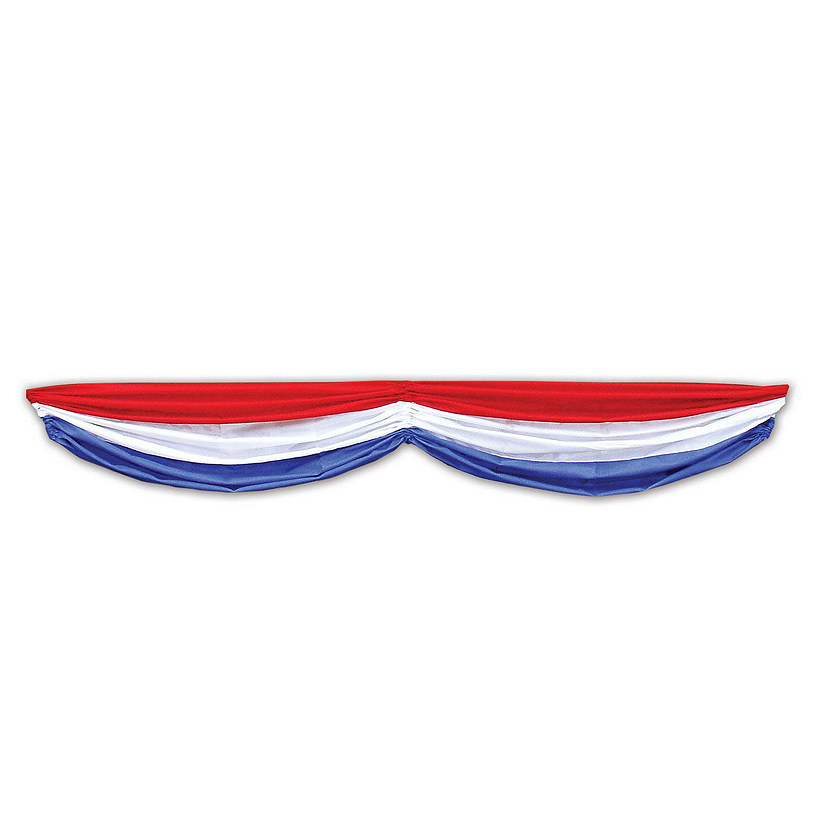 Beistle - Patriotic Fabric Bunting - 6 Pack Image