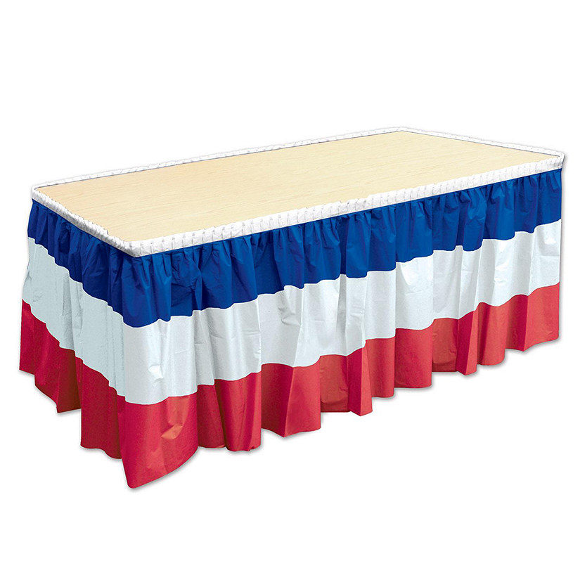 Beistle - Patriotic Table Skirting - 6 Pack Image