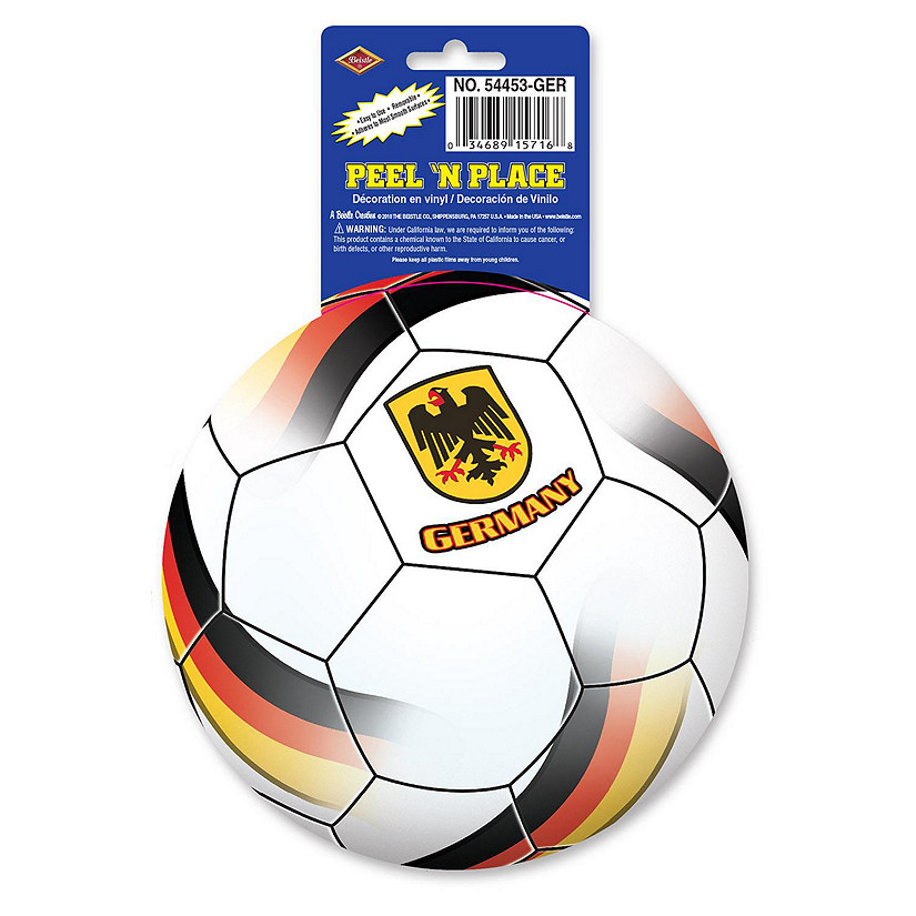 Beistle - Peel 'N Place - Germany - 12 Pack Image