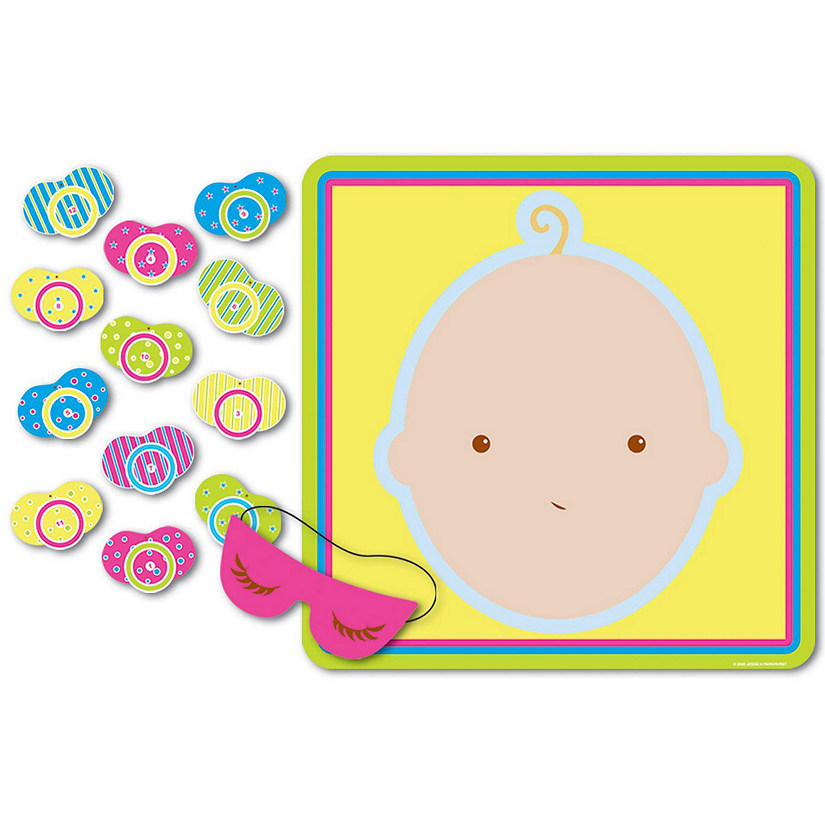 Beistle - "Pin The Pacifier" Baby Shower Game - 24 Pack Image