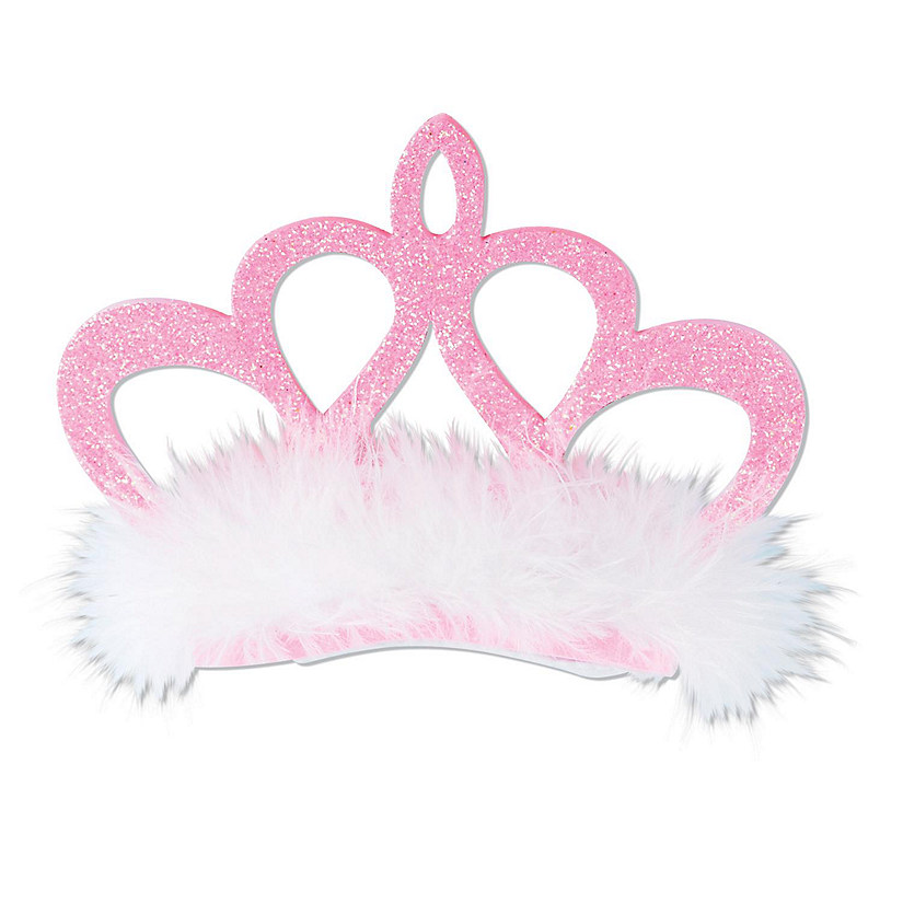 Beistle Pink Crown Hair Clip 12 Pack Oriental Trading