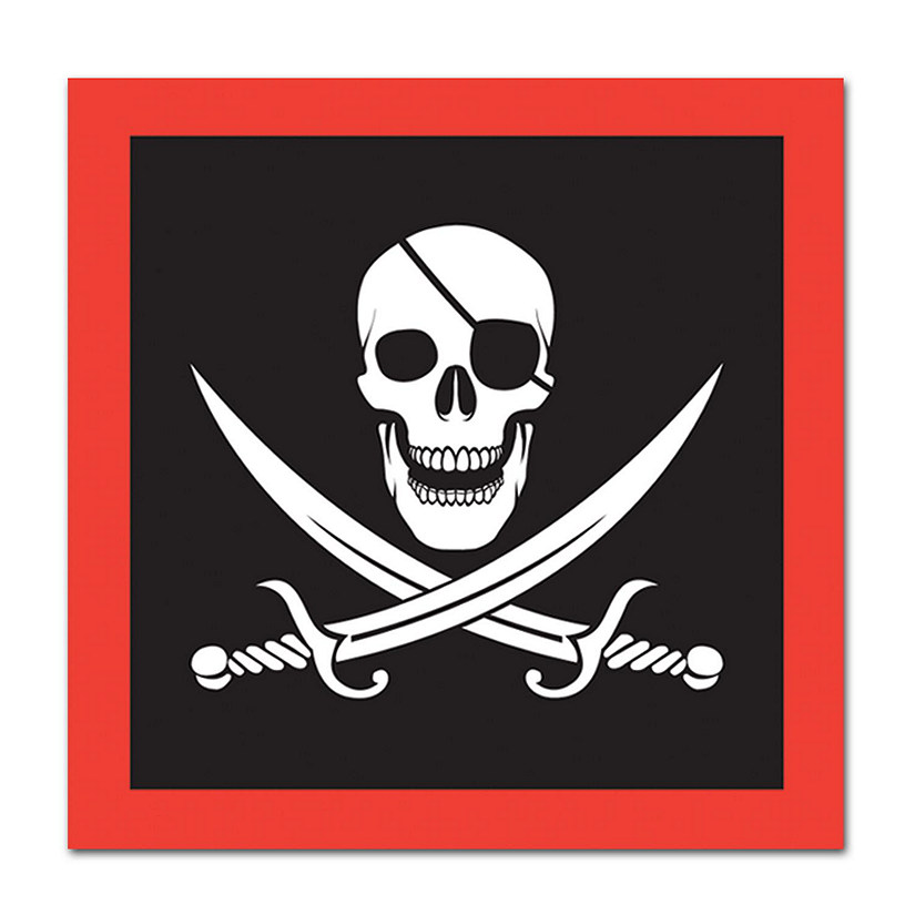Beistle - Pirate Luncheon Napkins - 12 Pack Image