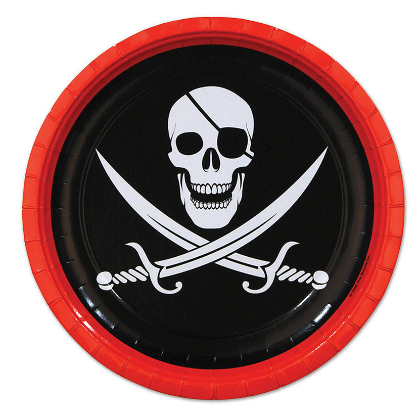 Beistle - Pirate Plates - 12 Pack Image