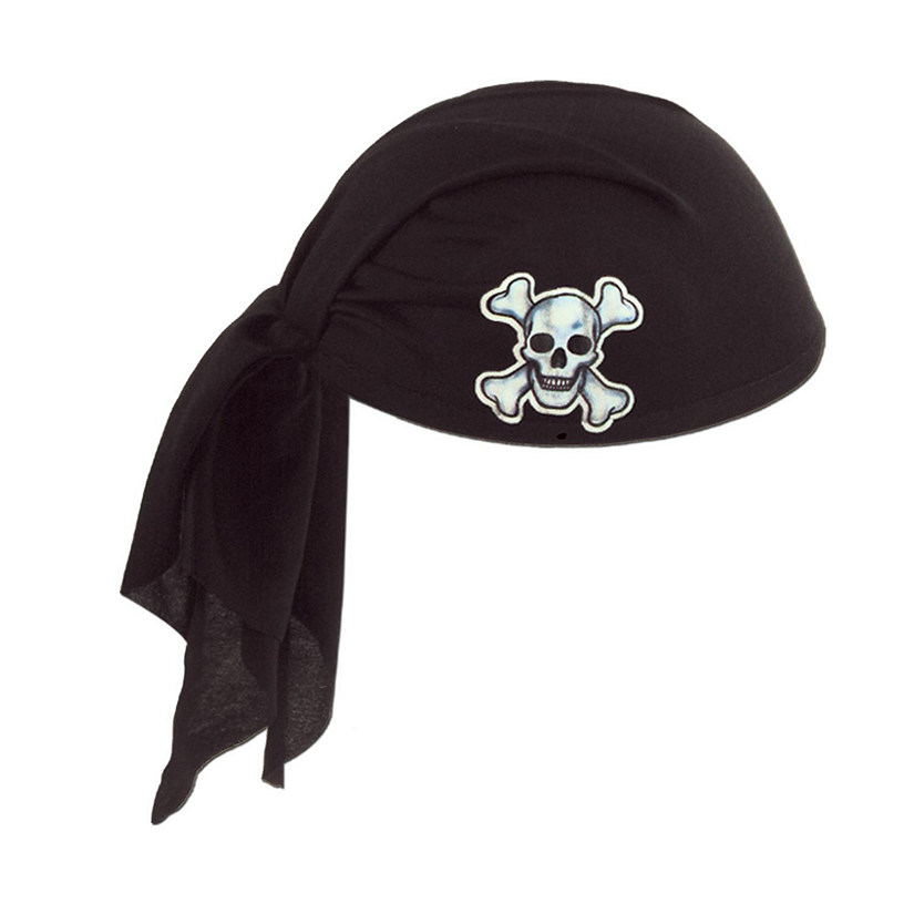 Beistle - Pirate Scarf Hat - Black - 12 Pack Image