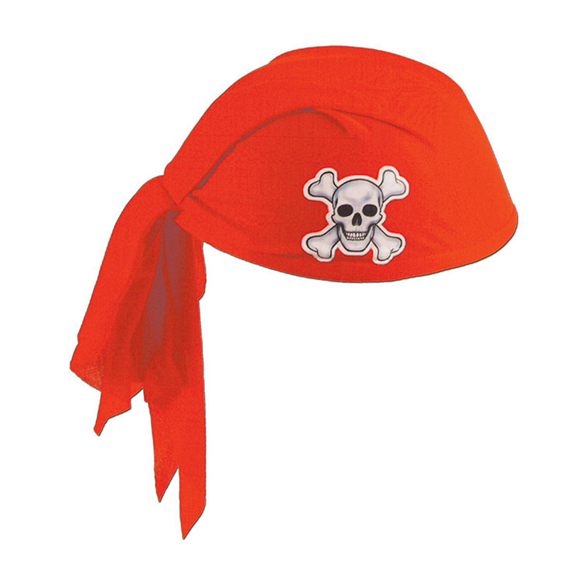 Beistle - Pirate Scarf Hat - Red - 12 Pack Image