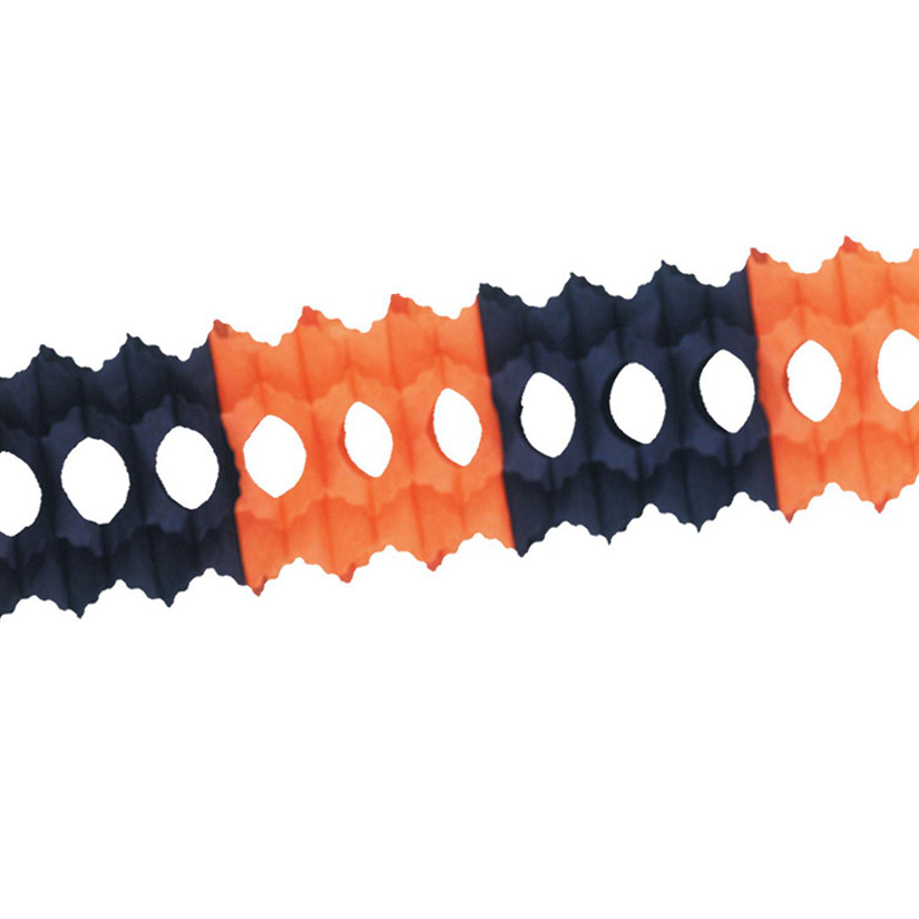 Beistle - Pkgd Arcade Garland - Orange and Black - 12 Pack Image