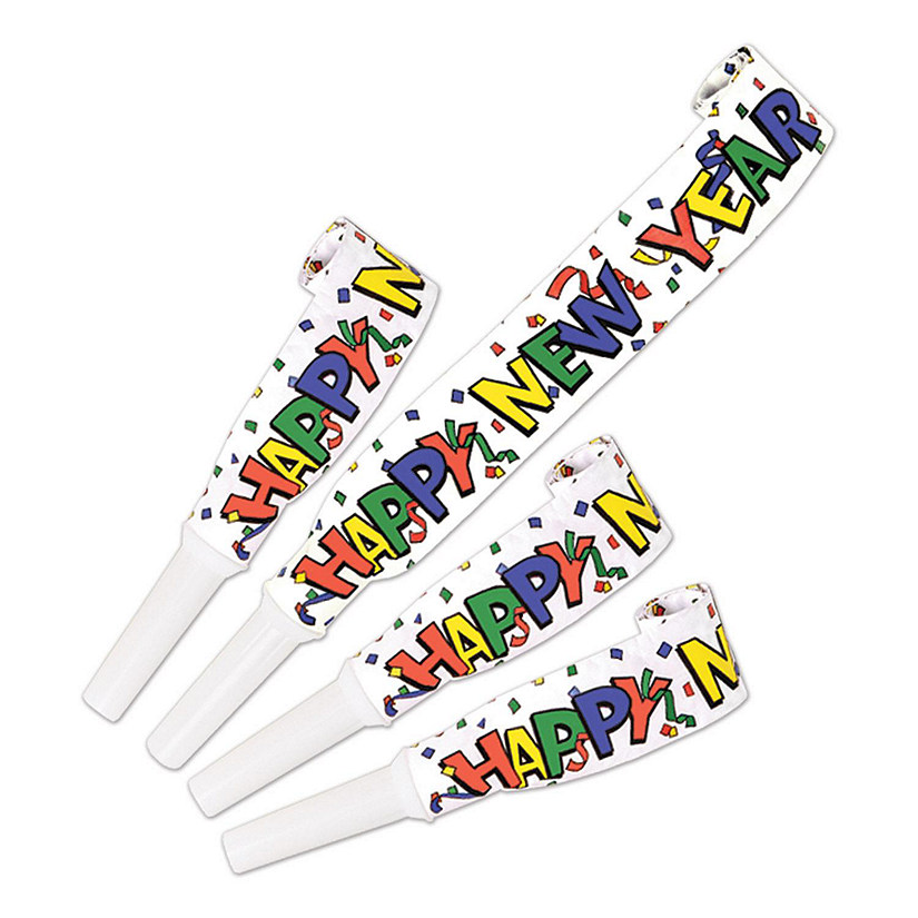 Beistle - Pkgd Happy New Year Blowouts - 48 Pack Image