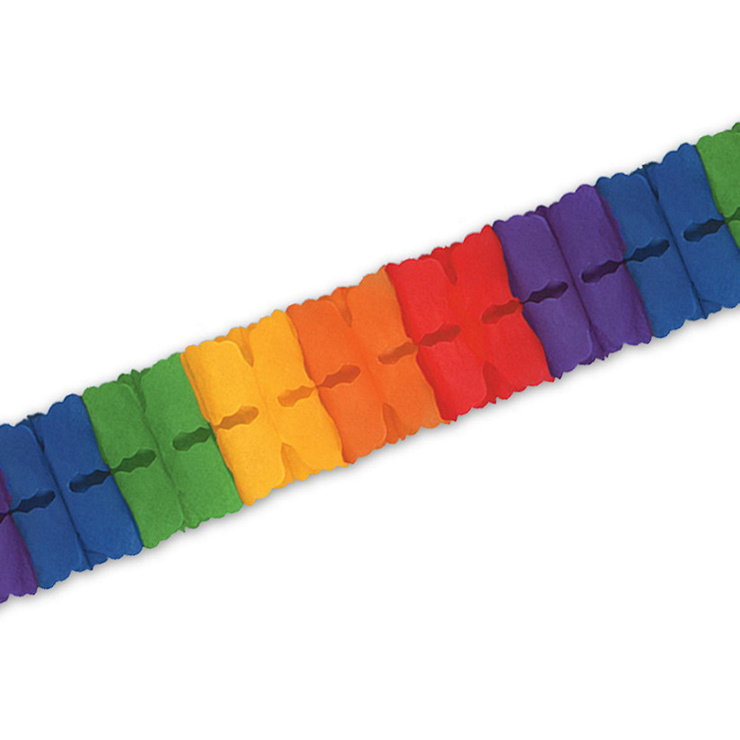 Beistle - Pkgd Leaf Garland - Colorful - 12 Pack Image
