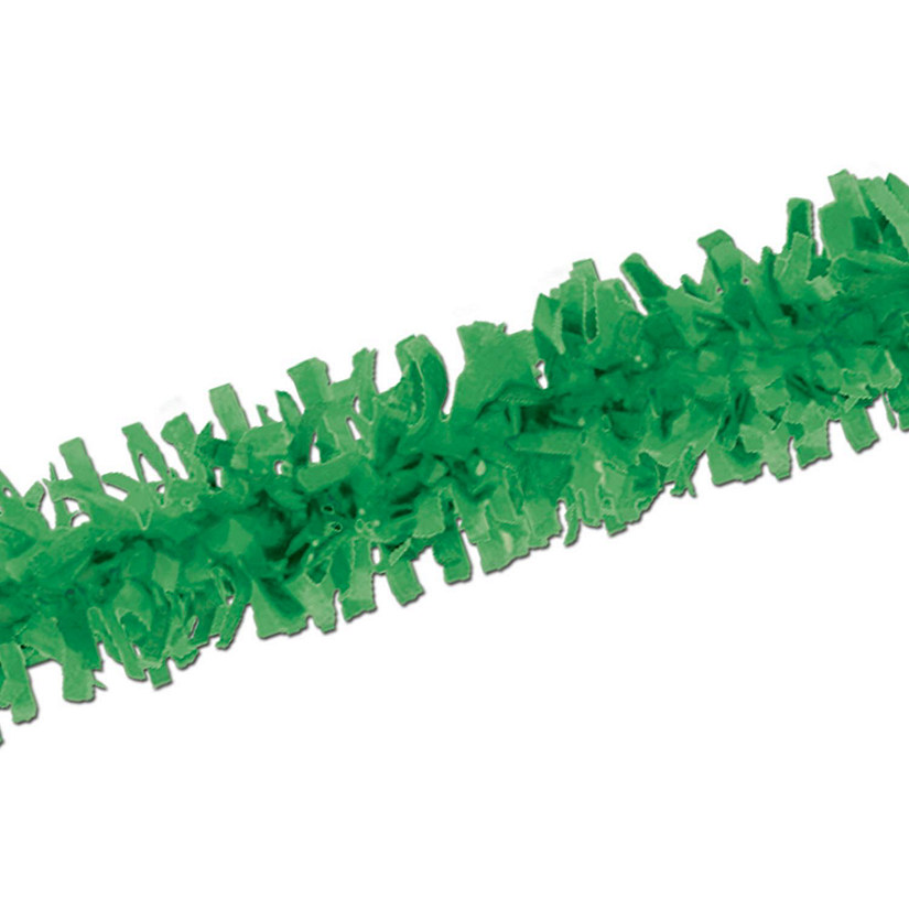 Beistle - Pkgd Tissue Festooning - Green - 12 Pack Image