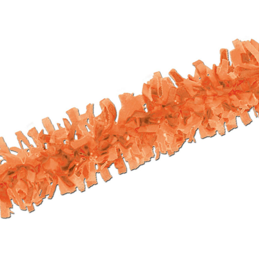 Beistle - Pkgd Tissue Festooning - Orange - 12 Pack Image