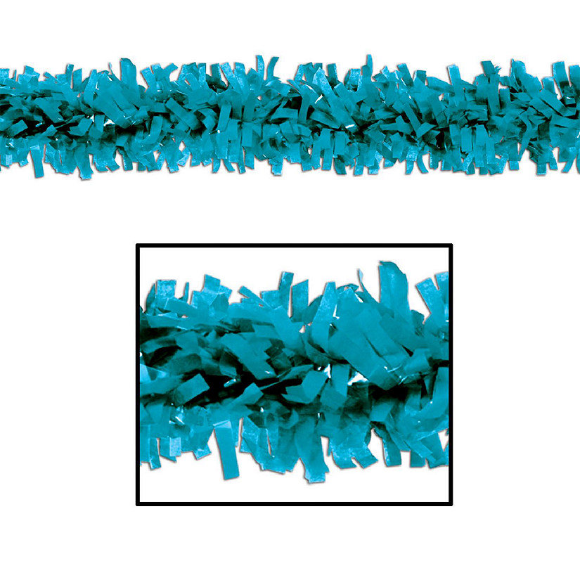 Beistle - Pkgd Tissue Festooning - Teal - 12 Pack Image